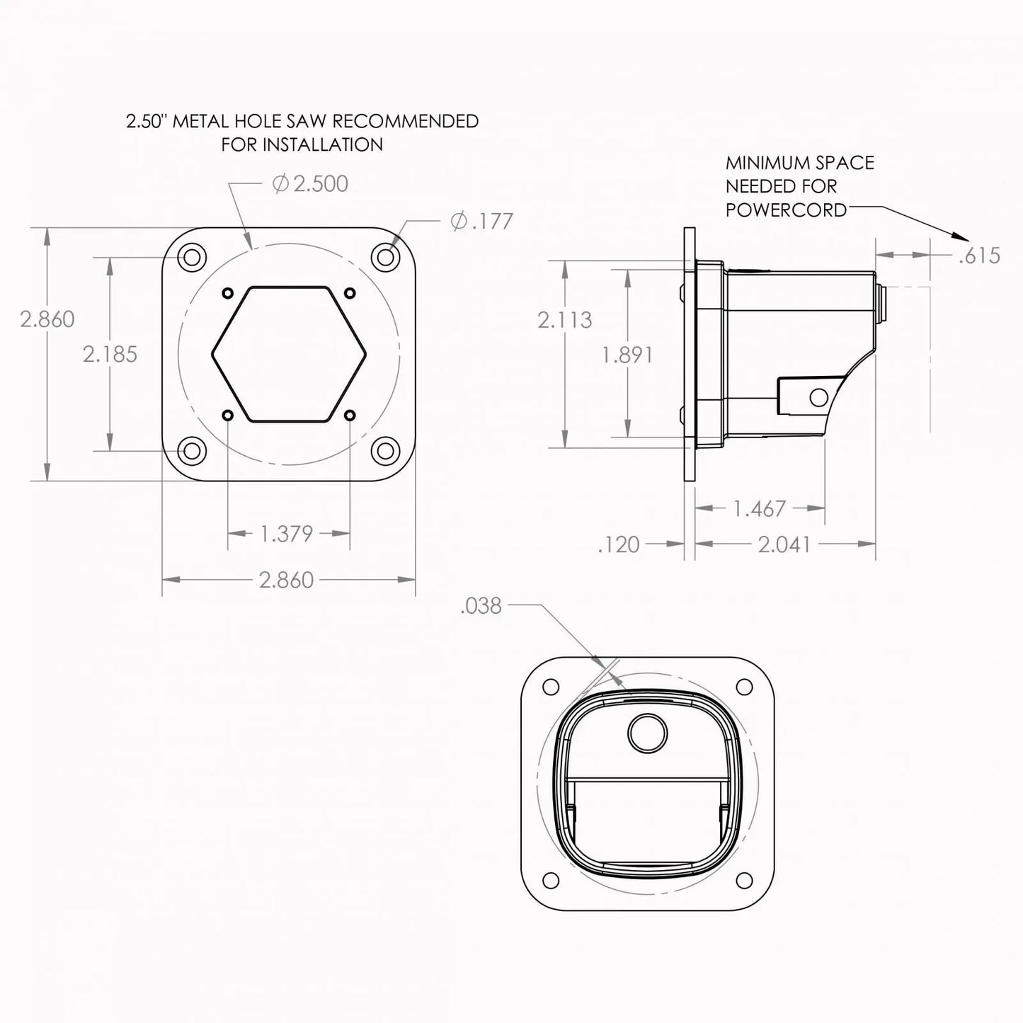 S1 Black Flush Mount Auxiliary Light Pod-LED Pods / Auxiliary-Baja Designs-Pivotal Motorsports