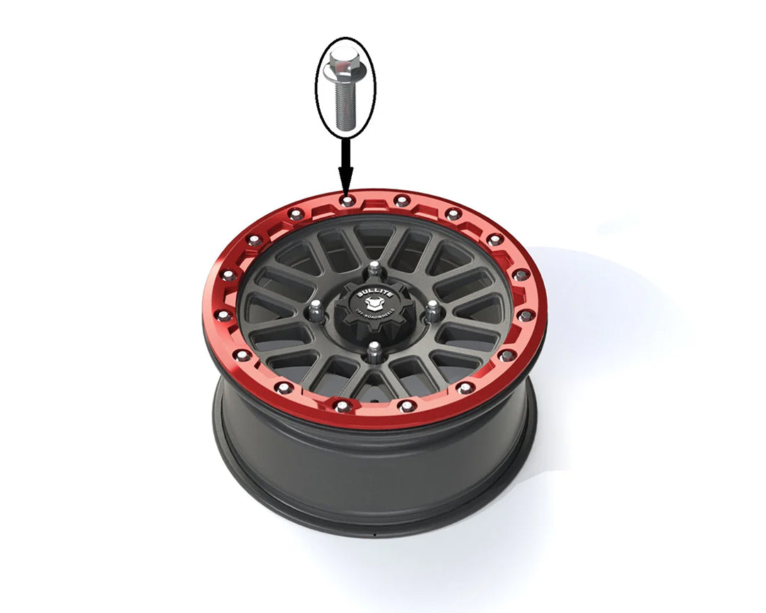 Beadlock Bolt Kit (16 Bolts) - BULLITE WHEELS
