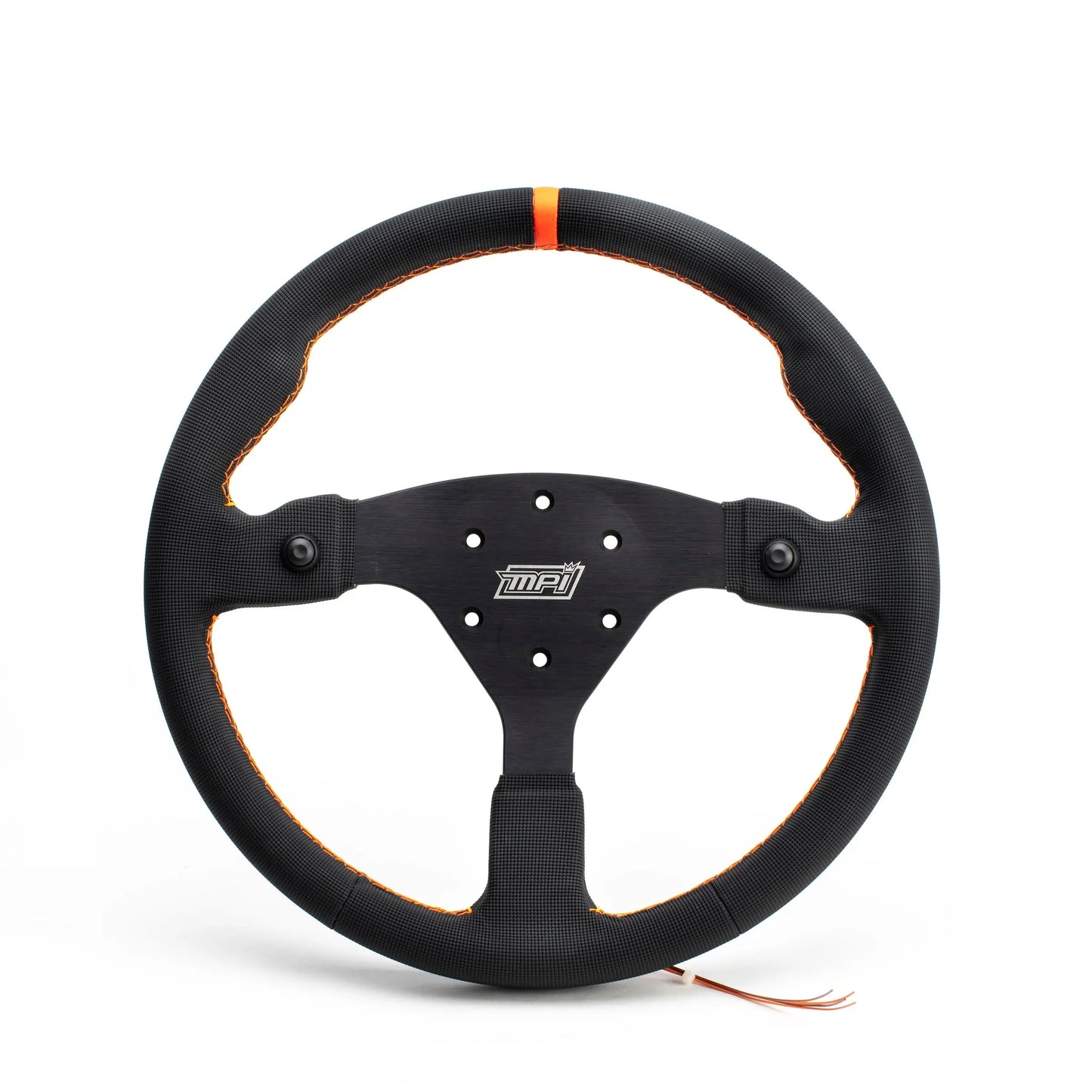 14 in Wheel Black Suede 6-Bolt Aluminum-Steering Wheels and Components-MPI USA-Pivotal Motorsports