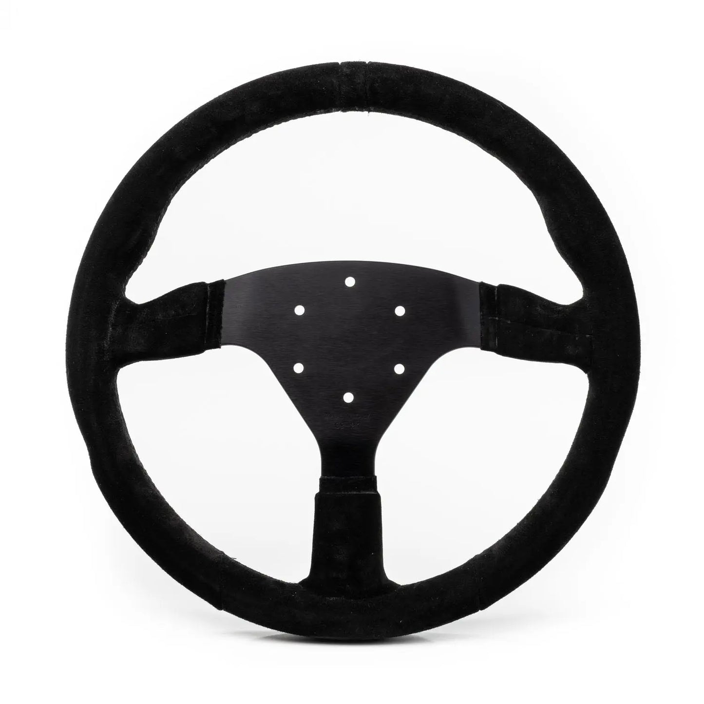 Track Day Steering Wheel 14in Full Black Flat-Steering Wheels and Components-MPI USA-Pivotal Motorsports