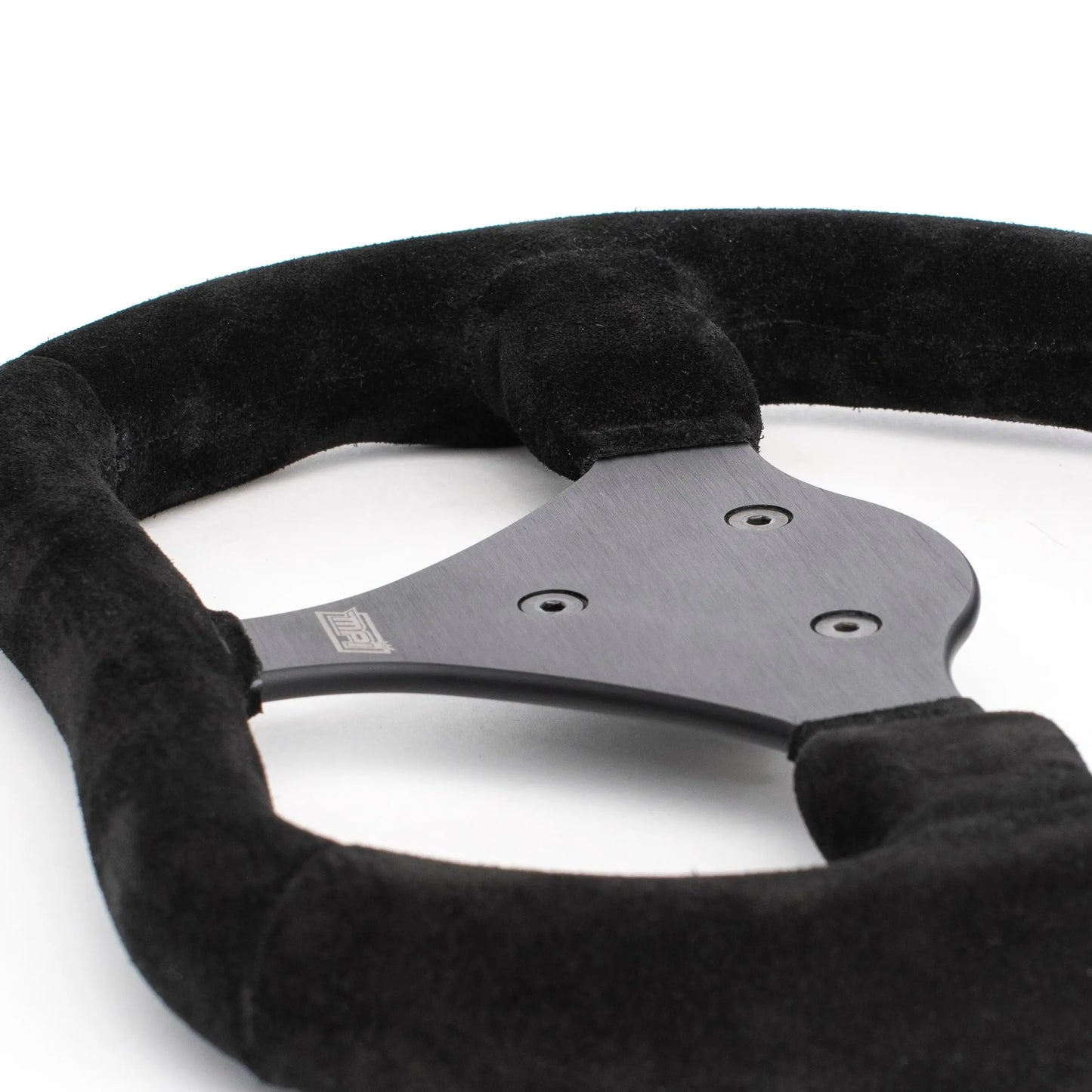 11.25 GT Series Aluminum Wheel Suede Flat Bottom-Steering Wheels and Components-MPI USA-Pivotal Motorsports