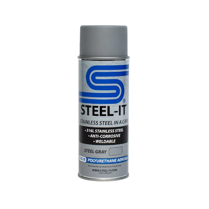 Steel Gray Polyurethane 14oz Can-Paints and Finishing-STEEL-IT-Pivotal Motorsports