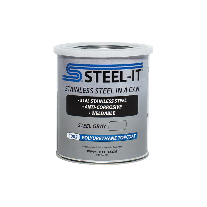 Steel Gray Polyurethane 1 Quart-Paints and Finishing-STEEL-IT-Pivotal Motorsports