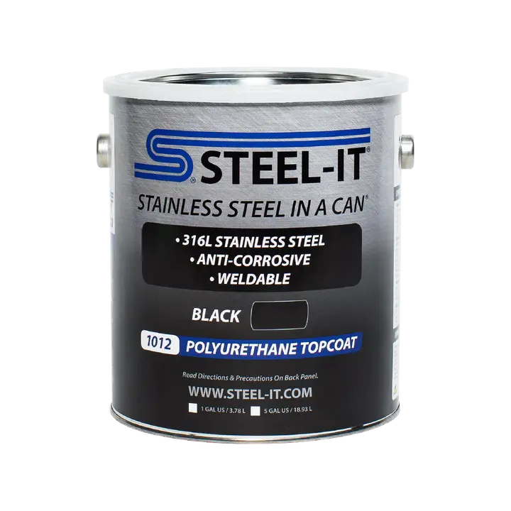 Black Polyurethane Case 4 x 1 Gallon-Paints and Finishing-STEEL-IT-Pivotal Motorsports