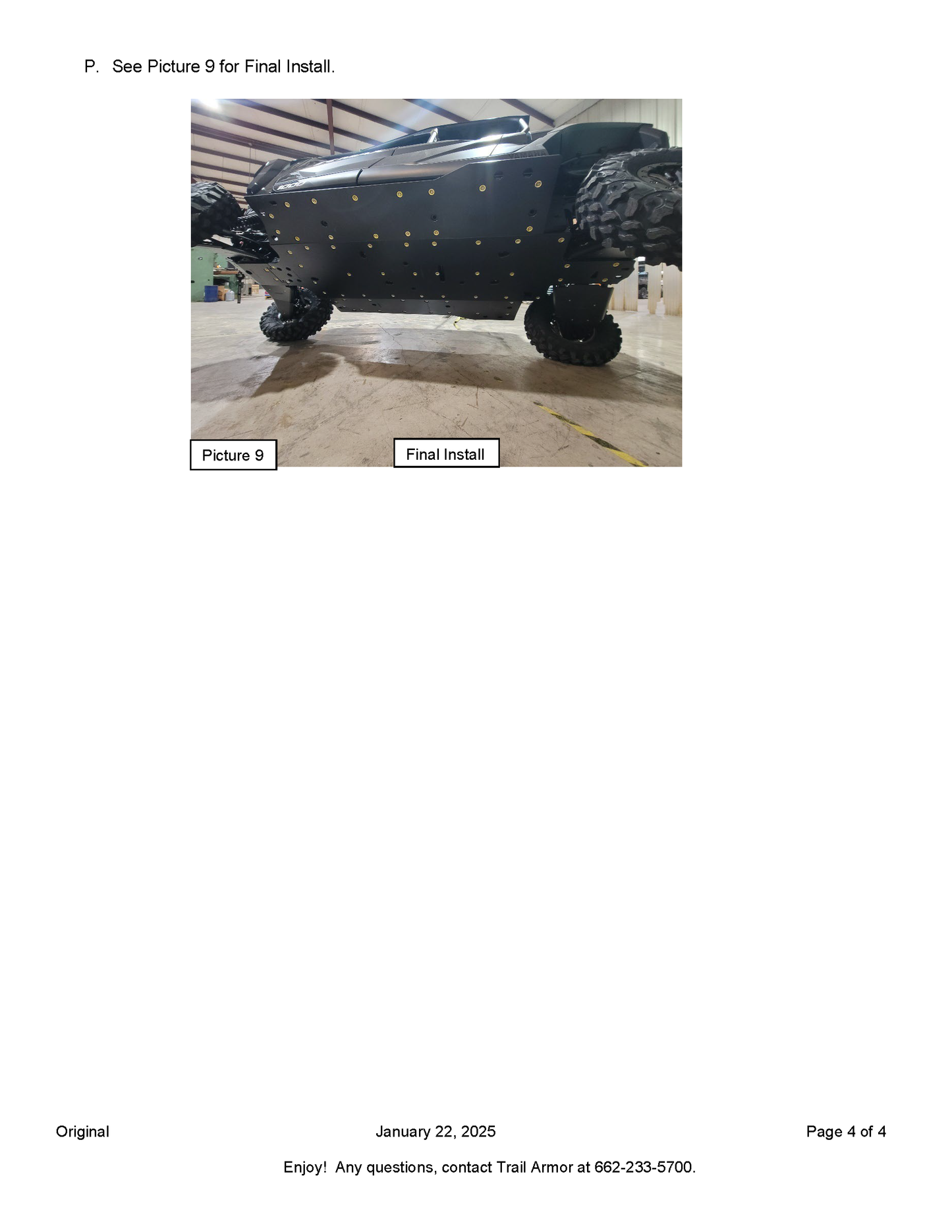 Trail Armor 2025 Yamaha Wolverine RMAX4 1000 X-TR, RMAX4 1000 Limited Edition Full Skids TrailArmor