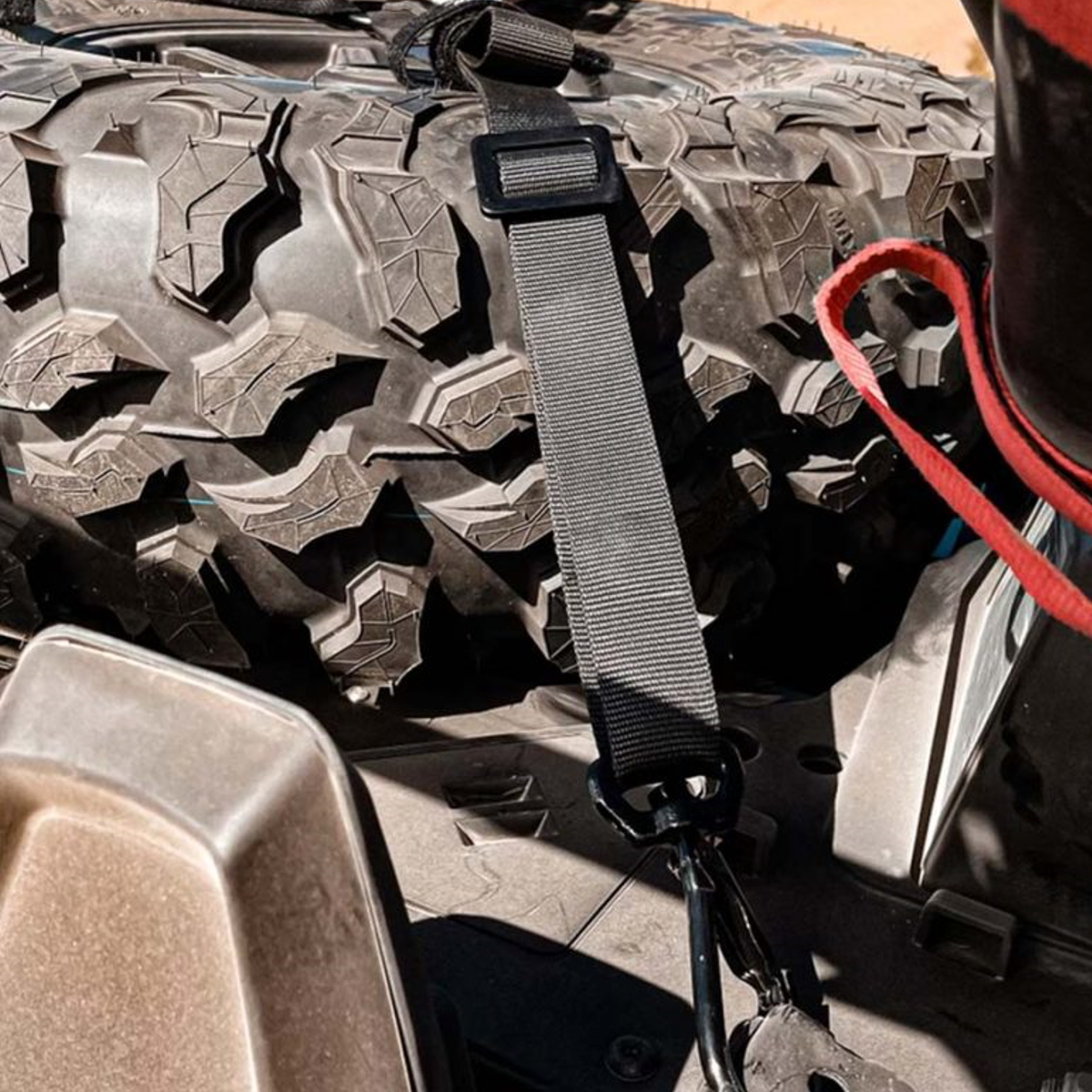 SpeedStrap 1.5″ 3-Point Spare Tire Tie-Down with Swivel Hooks-Tie-Down Straps-SpeedStrap-Pivotal Motorsports