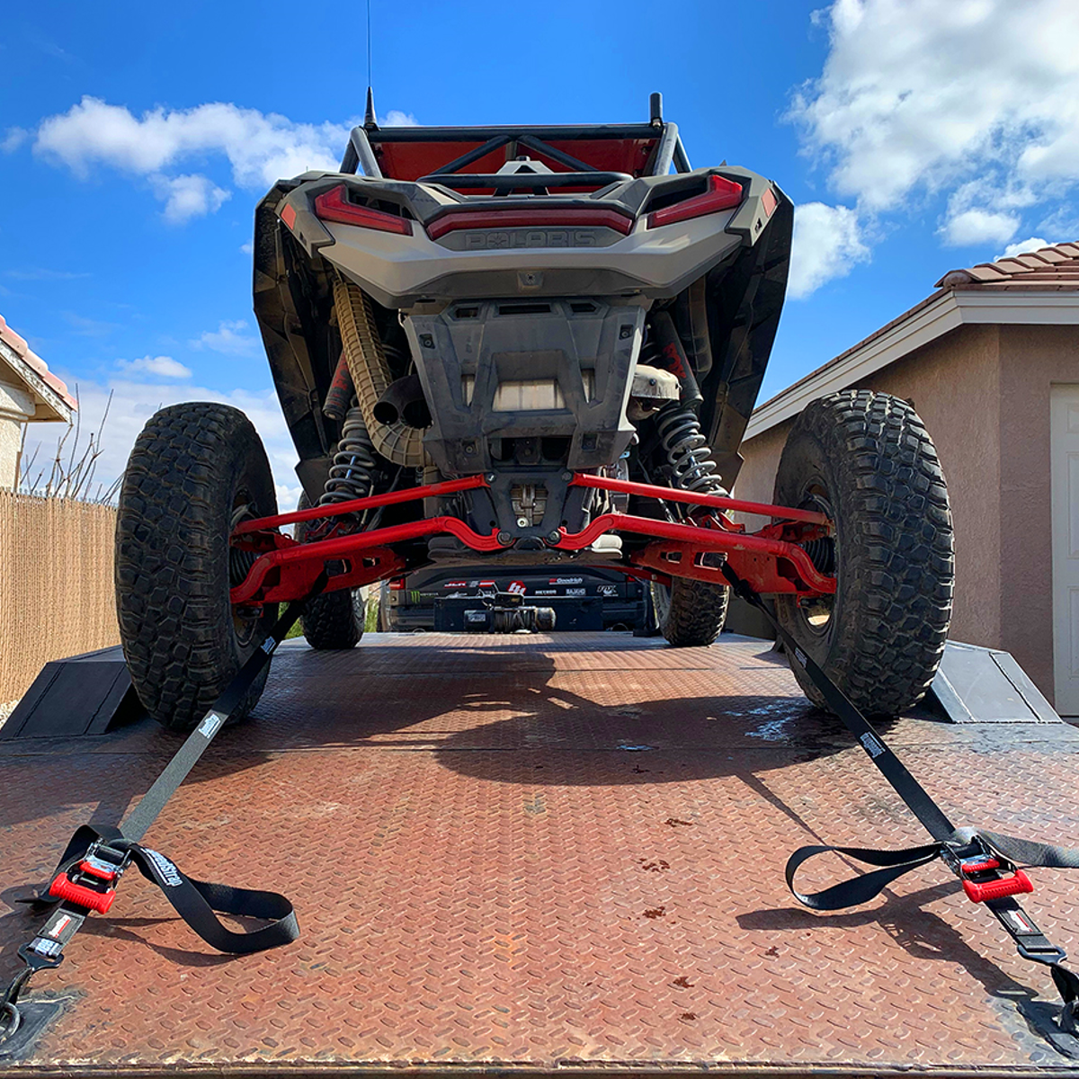 SpeedStrap 1.5″ x 10′ Ratchet Tie-Down w/ Soft-Tie (2 Pack) - Black-Tie-Down Straps-SpeedStrap-Pivotal Motorsports