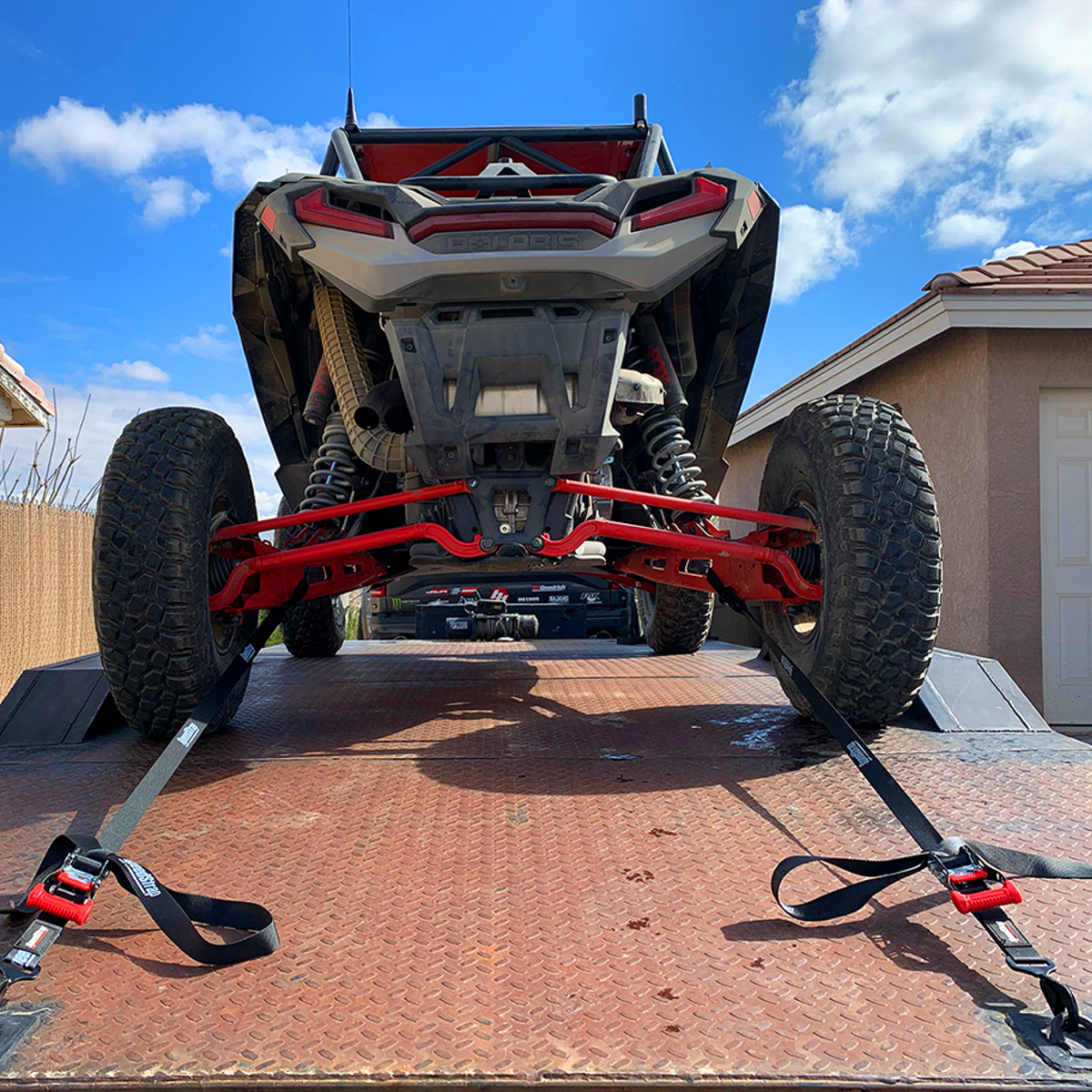 SpeedStrap UTV Tie-Down Kit – Red-Tie-Down Straps-SpeedStrap-Pivotal Motorsports