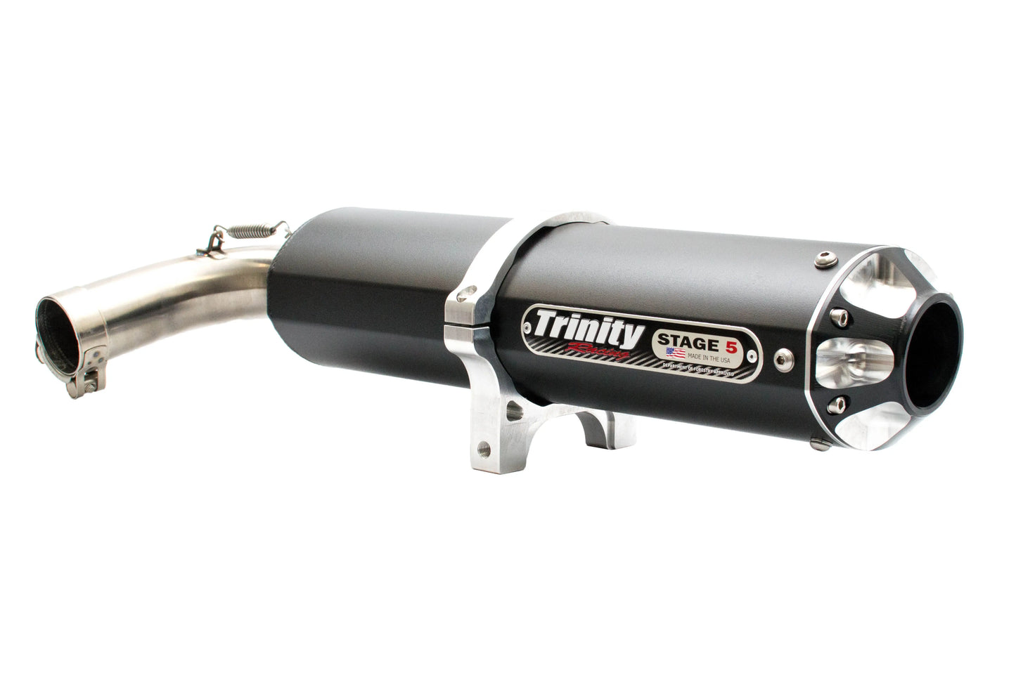 Trinity Racing YXZ 1000R Slip On Exhaust-Exhaust-Trinity Racing-Black-Pivotal Motorsports