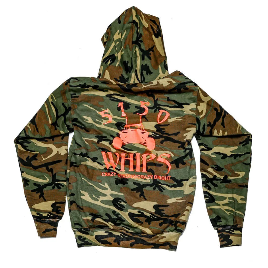 5150 Whips Camouflage Hoodie-5150 Whips Inc.-Pivotal Motorsports