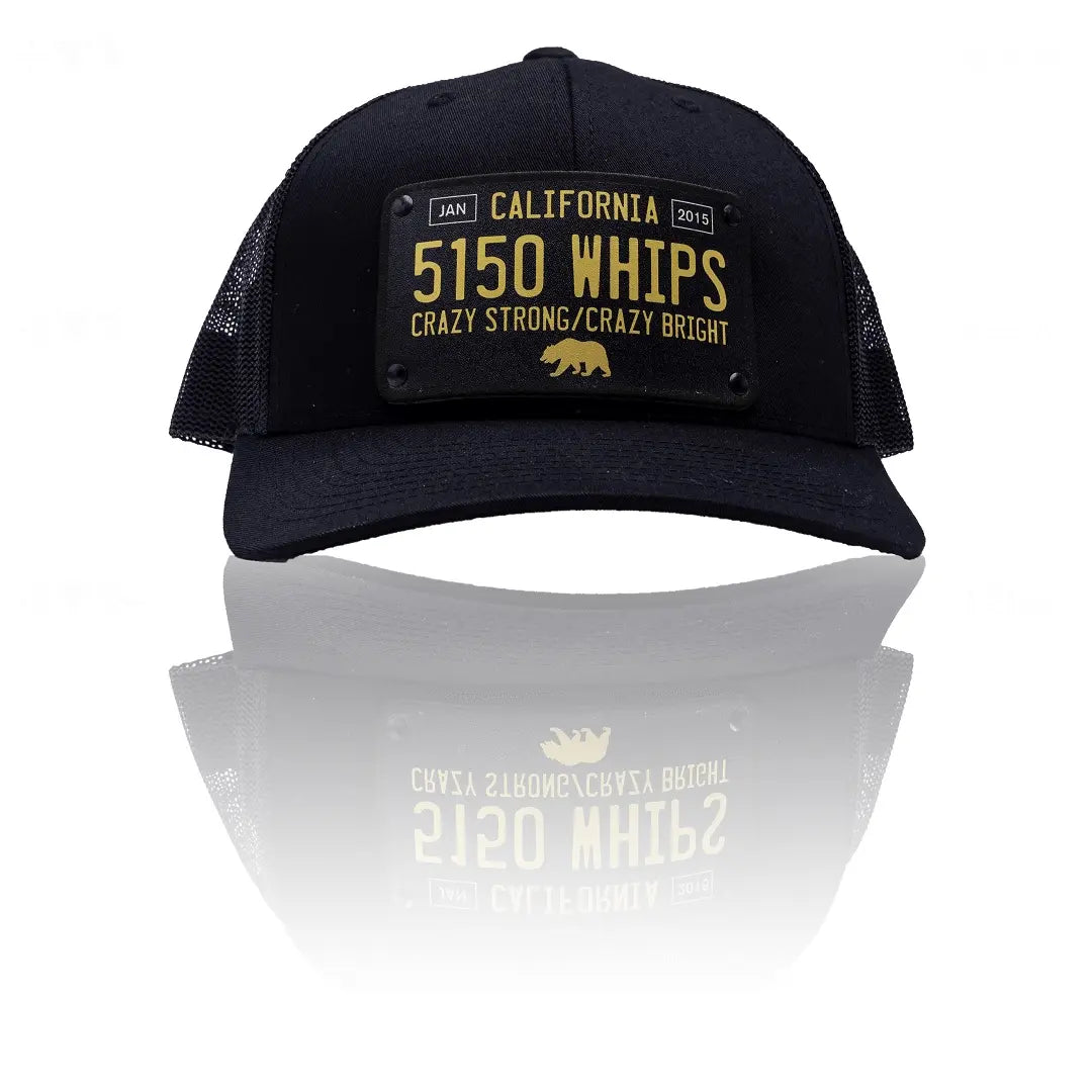 5150 Whips Black Trucker Hat w/ Patch-5150 Gear-5150 Whips Inc.-Pivotal Motorsports
