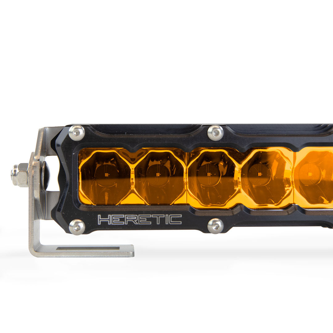 Replacement Light Bar Lens: Amber (Select lens size)-Accessories-Heretic Studio-Pivotal Motorsports