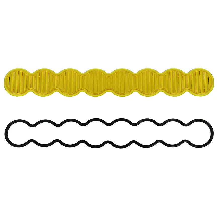 S8 Light Bar Lens Kit-Lens Kit-Baja Designs-Wide Cornering-Amber-Pivotal Motorsports