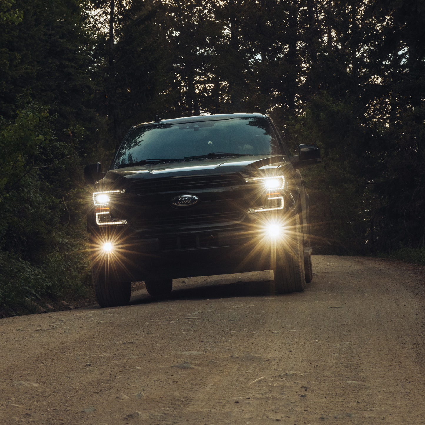 Ford F-350 LED Fog Light Kit (2015+) - Clear Lens-Heretic Studio-Pivotal Motorsports