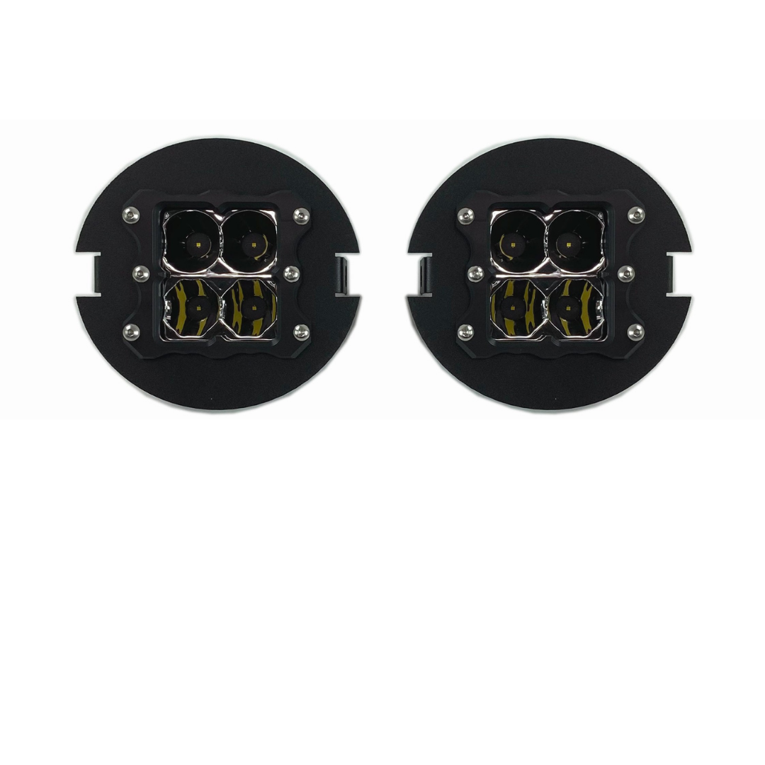 Toyota Tacoma (2005-2011) LED Fog Light Kit - Clear Lens-Light Bar-Heretic Studio-Pivotal Motorsports