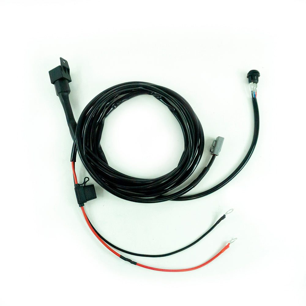 Wiring Harness: 30" and Below for Single Light Bar (up to 180W)-Heretic Studio-Pivotal Motorsports