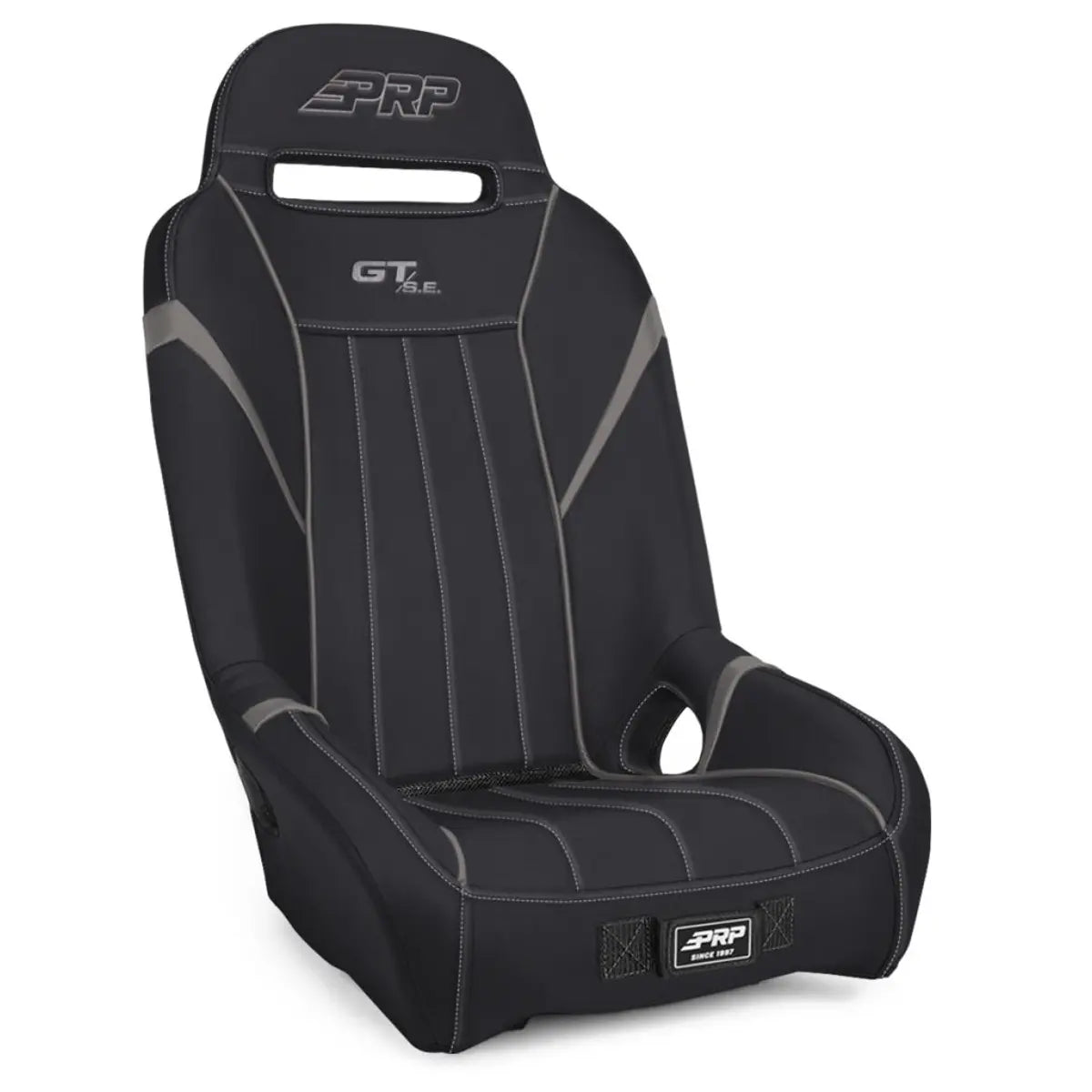 GT/S.E. Suspension Seat – PRO Models (2 Color Options)-Suspension Seat-PRP Seats-Black/Grey-Pivotal Motorsports