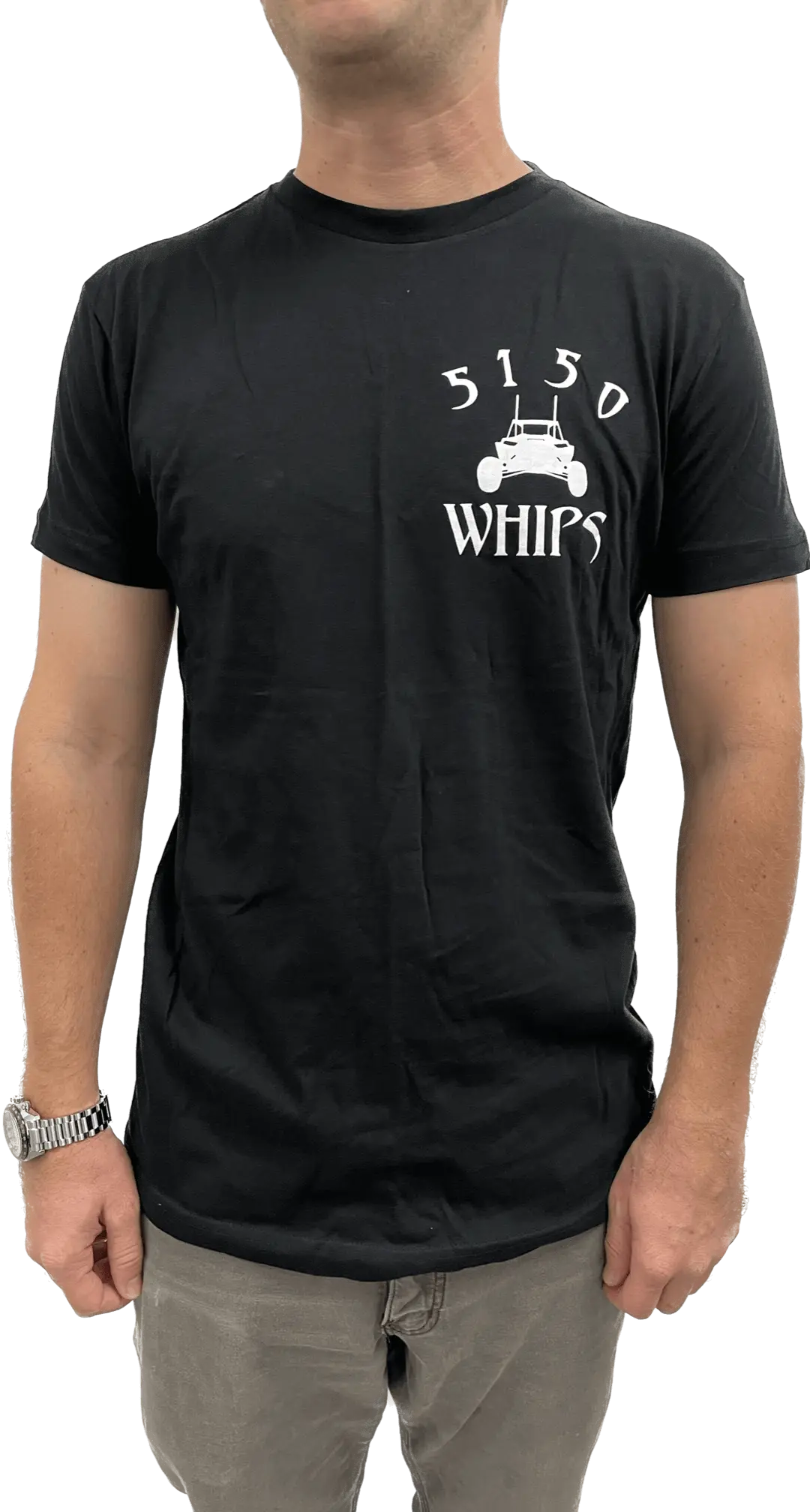 5150 T-Shirt Black and White-5150 Whips Inc.-Pivotal Motorsports