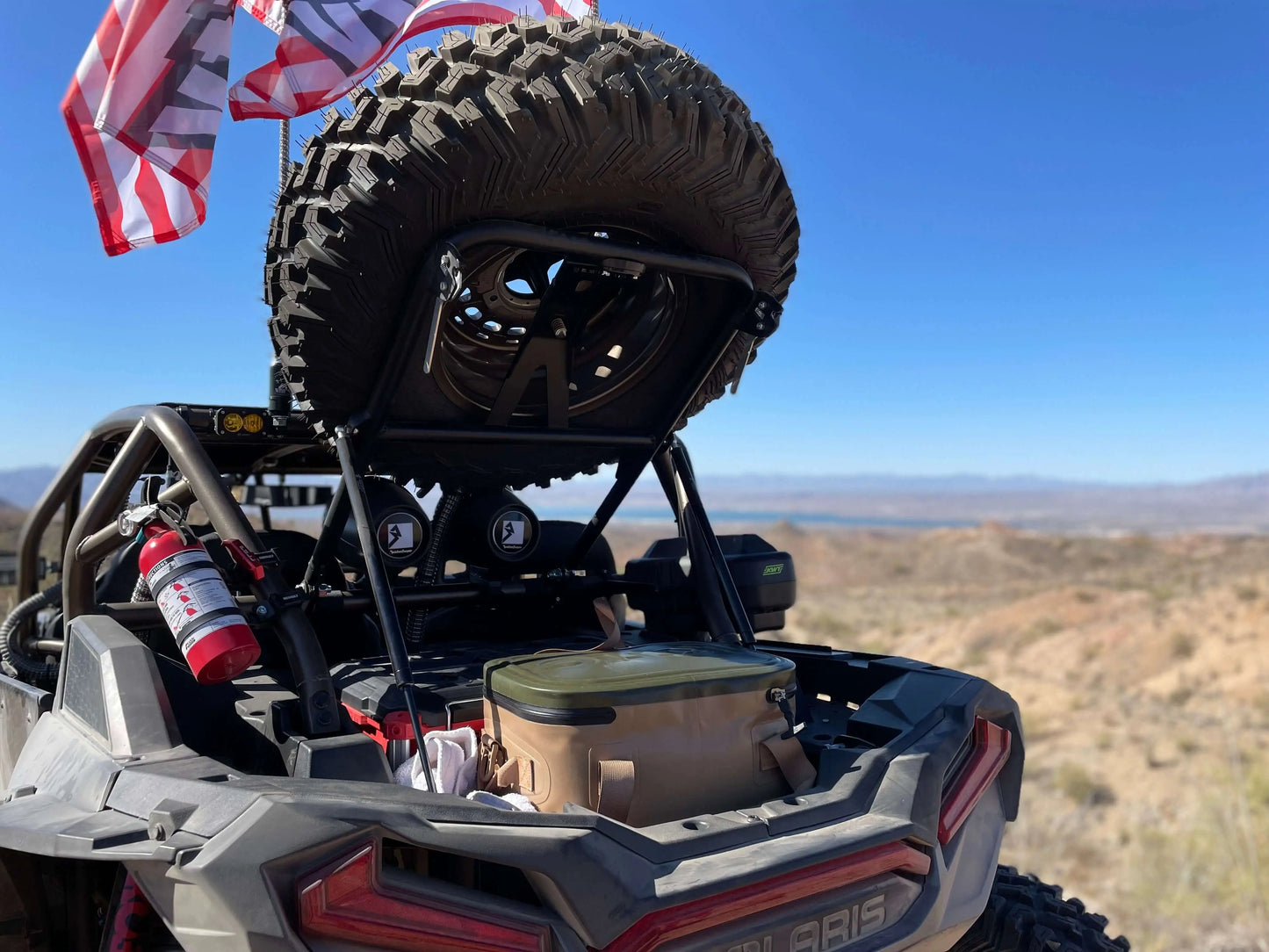 Trinity Racing Spare Tire Carrier - RZR XP1000/Turbo-Trinity Racing-Pivotal Motorsports