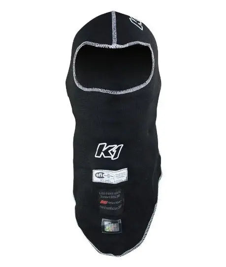 Balaclava Head Sock Flex Black-Safety Equipment,Safety Clothing,Head Socks-K1 RACEGEAR-Pivotal Motorsports