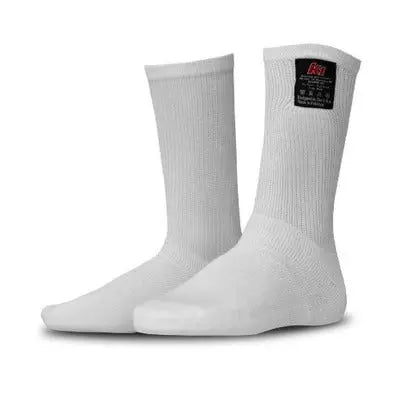 Socks Nomex K1 White Large/X-Large-Safety Equipment,Safety Clothing,Socks-K1 RACEGEAR-Pivotal Motorsports