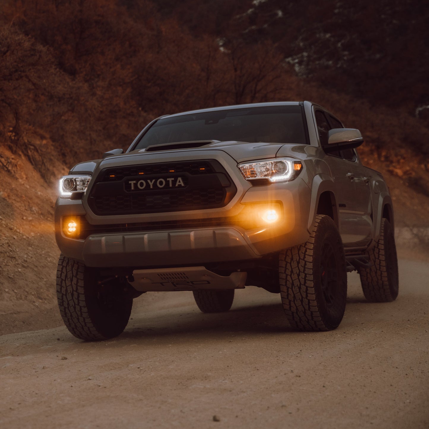 Toyota Tacoma (2012+) - LED Fog Light Kit - Amber Lens-Light Bar-Heretic Studio-Pivotal Motorsports