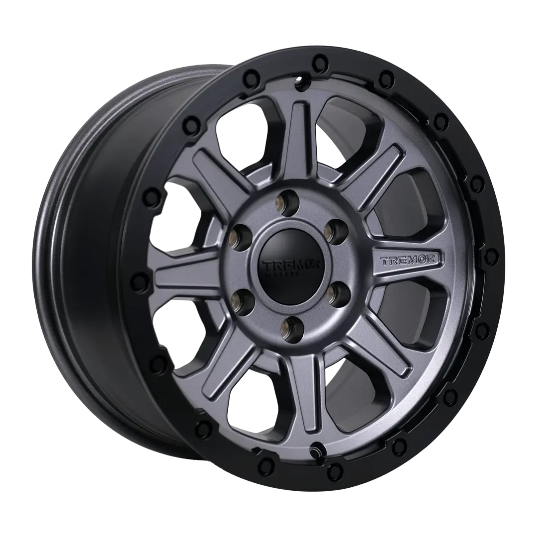 Tremrr Wheels - 103 Impact 17×8.5-Wheel-Tremrr Wheels-6x135 +0mm Offset 87.1mm Hub Bore-Graphite Grey w/ Black Lip-Pivotal Motorsports