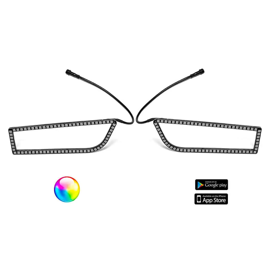 187 Style RZR Halos w/ Control Harness-5150 Whips Inc.-Pivotal Motorsports