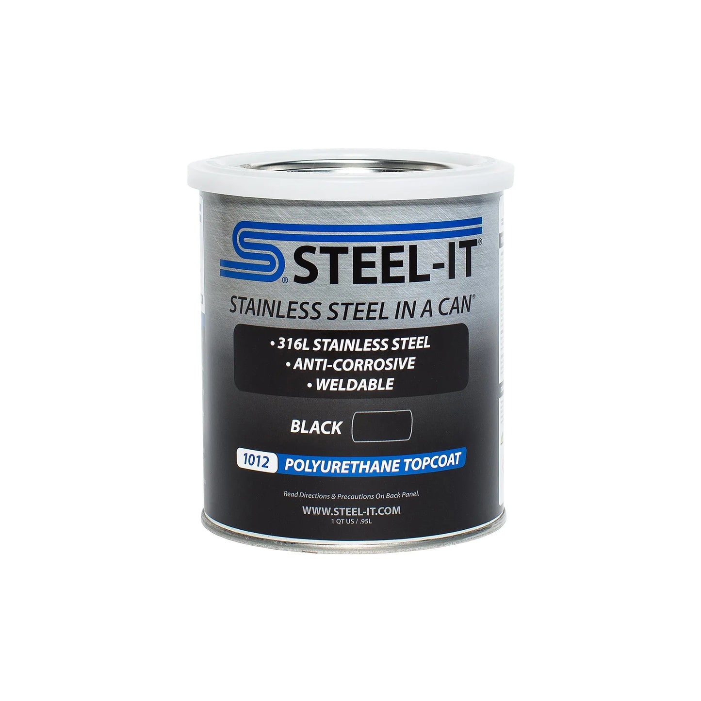 Black Polyurethane 1 Quart-Paints and Finishing-STEEL-IT-Pivotal Motorsports