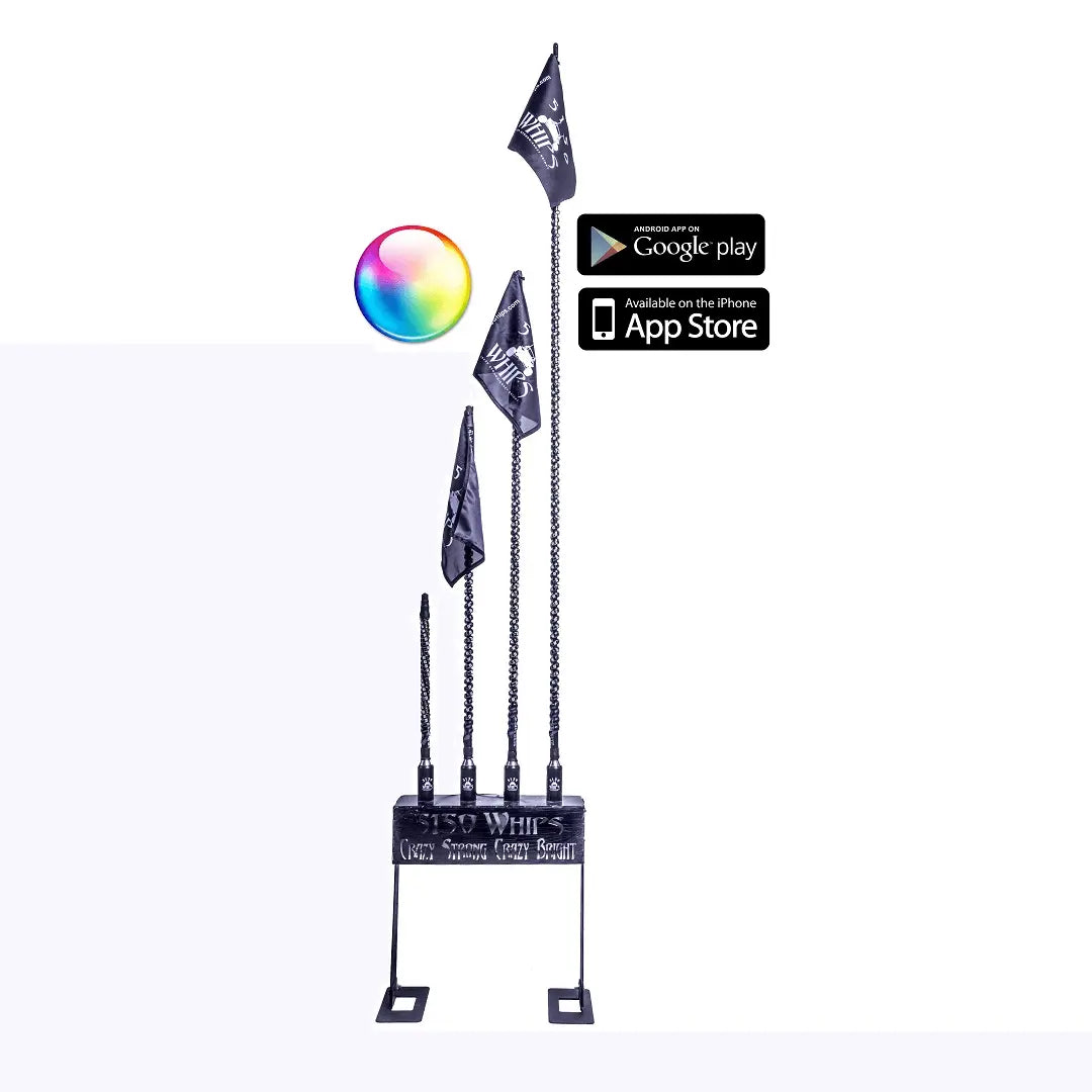 LED Whip w/ Bluetooth-LED Whip-5150 Whips-Pivotal Motorsports