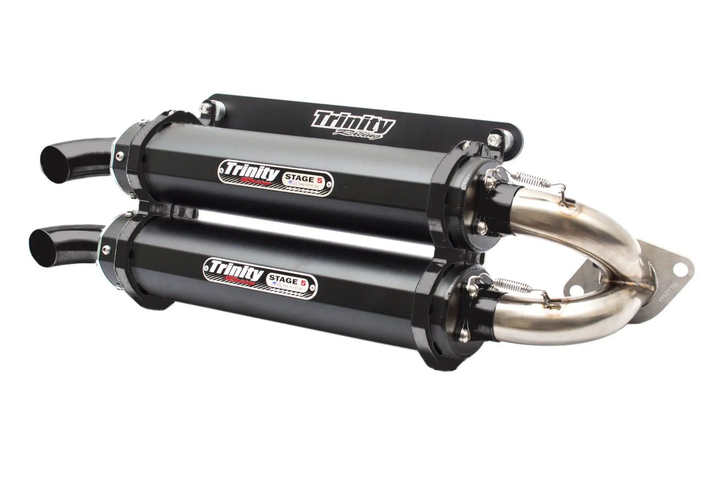Trinity Racing RZR XP 1000 Slip On Exhaust-Slip On-Trinity Racing-Cerakote w/ Stainless Y-Pipe-Pivotal Motorsports