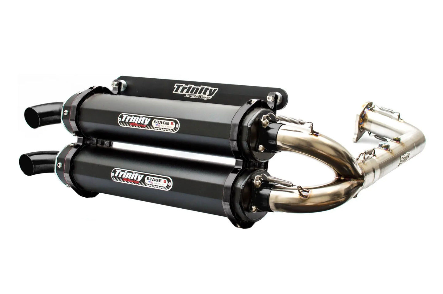 Trinity Racing RZR TURBO / S Full Exhaust-Exhaust-Trinity Racing-Cerakote w/ Stainless Header-Pivotal Motorsports