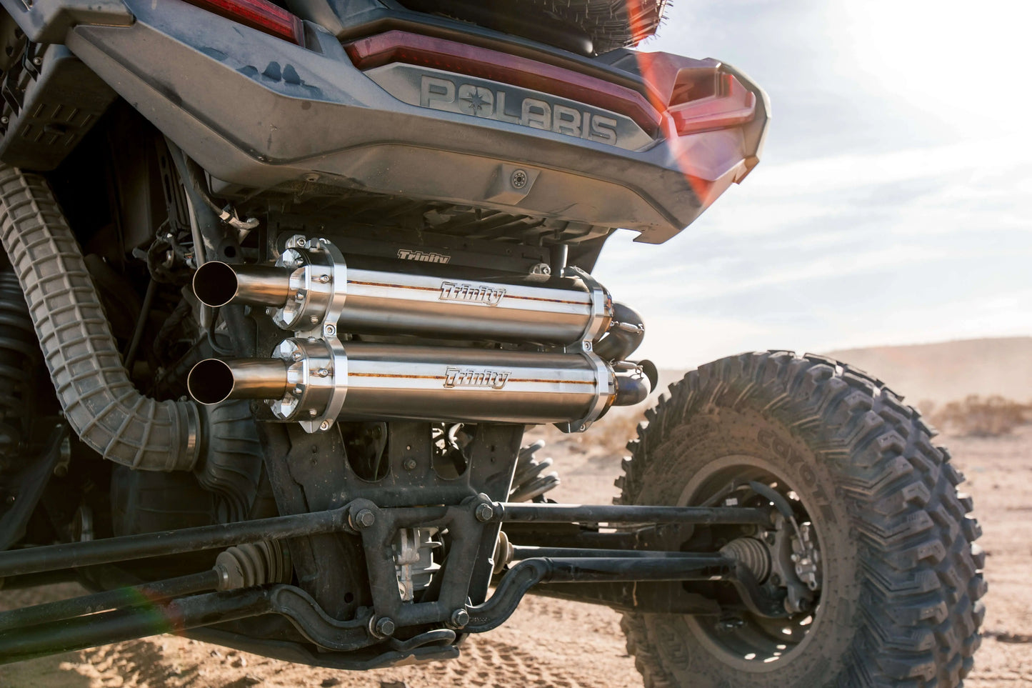 Trinity Racing Stainless Steel RZR XP 1000 Slip On Exhaust-Slip On-Trinity Racing-Pivotal Motorsports