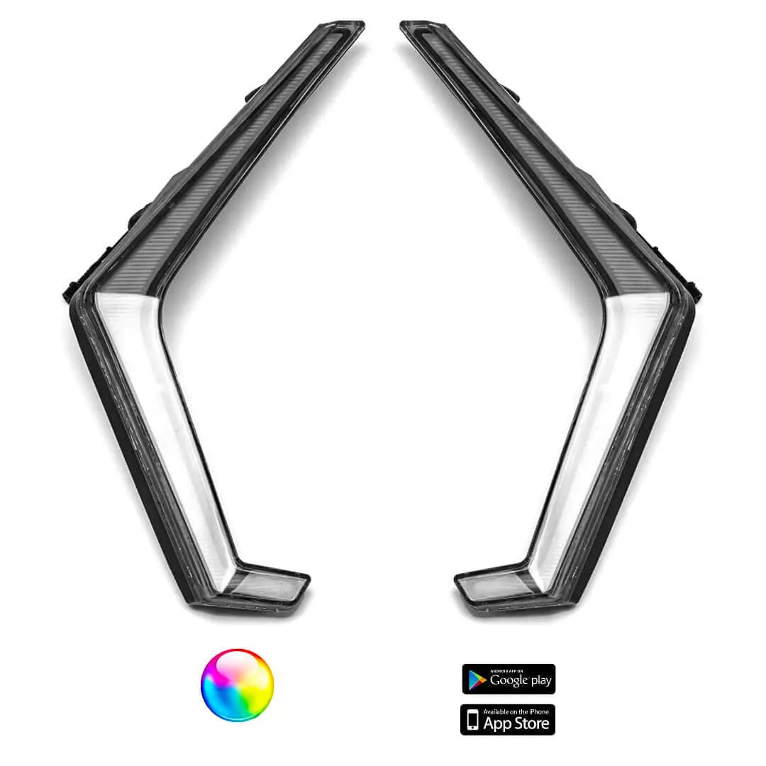 5150 Whips 187 Style RZR Fangs w/ Control Harness-5150 Whips Inc.-Pivotal Motorsports