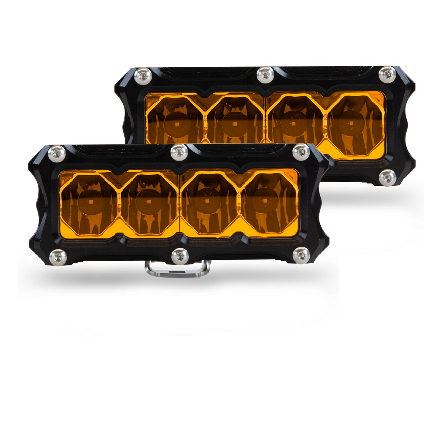 BA-4 Amber LED Pod Light - 2 Pack-Light Bar-Heretic Studio-Pivotal Motorsports