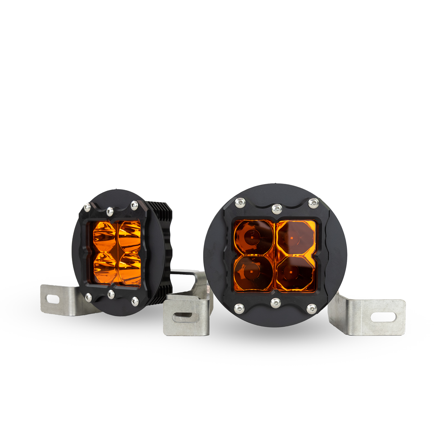 Jeep Gladiator Rubicon LED Fog Light Kit (2018+) - Steel Bumper-Heretic Studio-Pivotal Motorsports