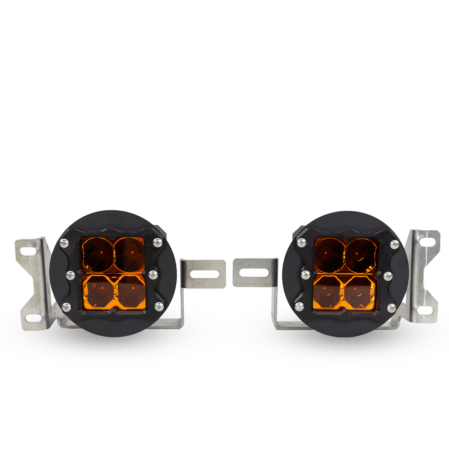 Jeep Wrangler Rubicon LED Fog Light Kit (2018-2020) - Plastic Bumper-Heretic Studio-Pivotal Motorsports