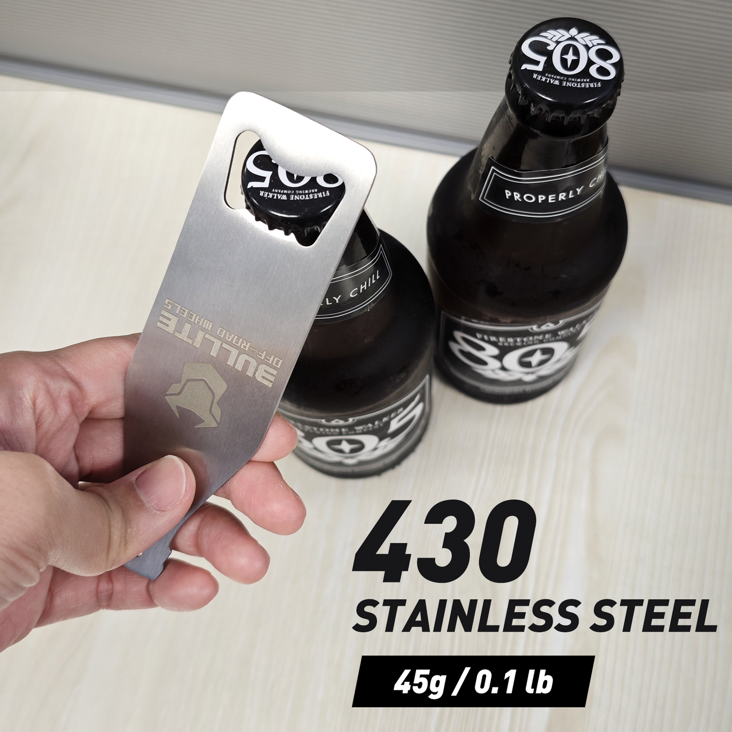 Flat Bottle Opener - BULLITE WHEELS 