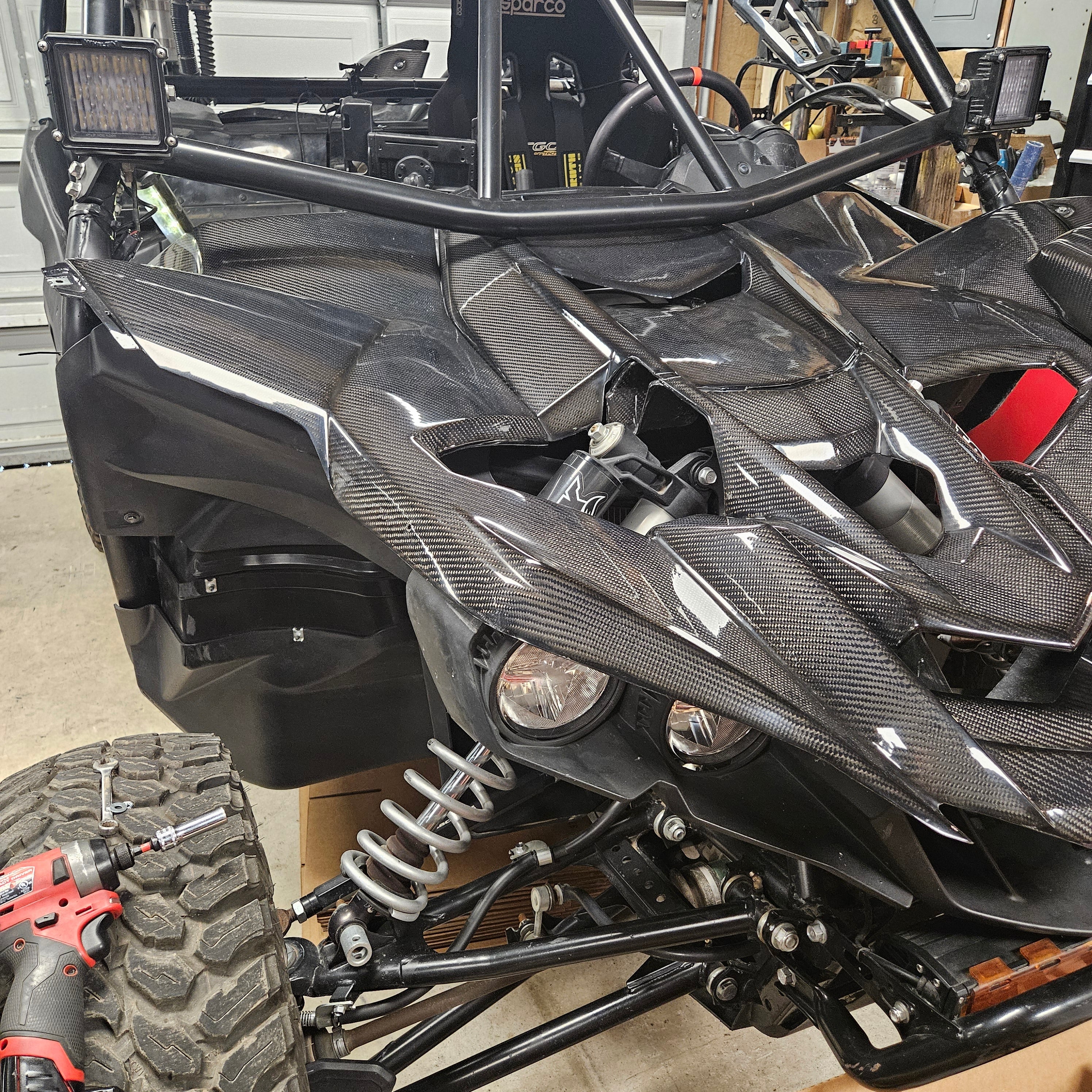 Yamaha YXZ1000R Full Hood / Front Clip - Carbon Fiber - Pivotal