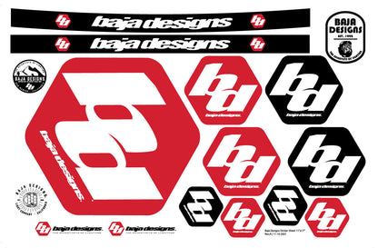 Baja Designs Sticker Sheet