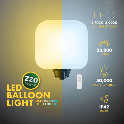 220 Watt Balloon Light Kit