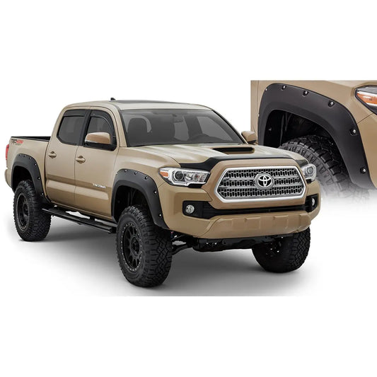 BUSHWACKER - FENDER FLARES POCKET STYLE 4PC Front and Rear 2016-2020 Tacoma-Fender Flairs-Bushwacker-Pivotal Motorsports