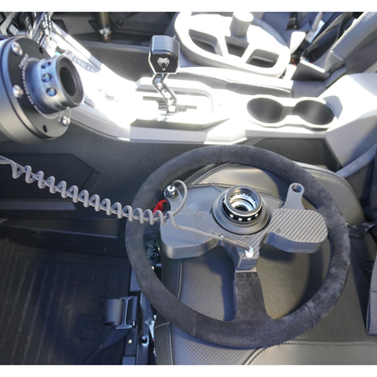Polaris Pro Steering Button Mount - Adapt IQ RLB Motorsports