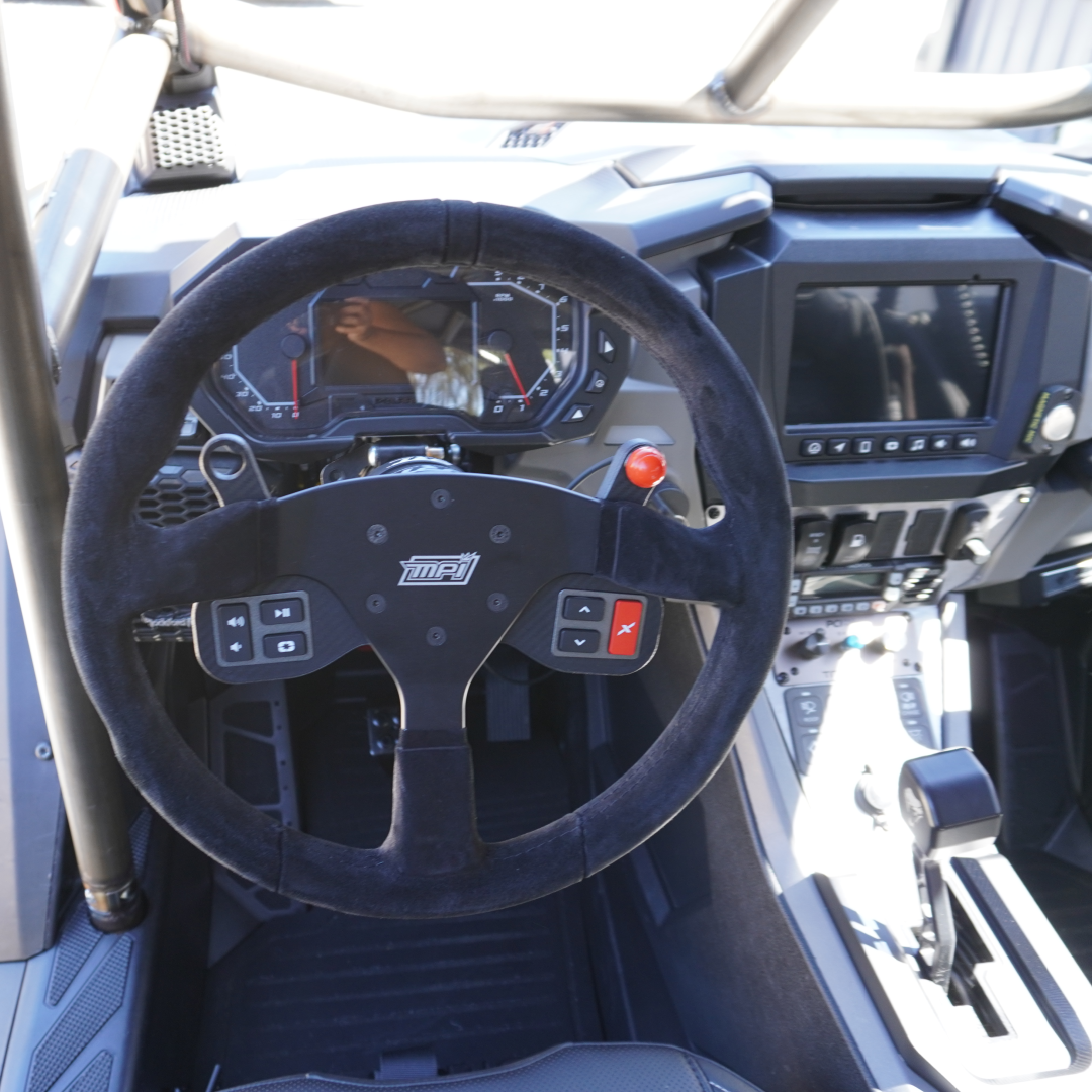 Polaris Pro Steering Button Mount - Adapt IQ RLB Motorsports