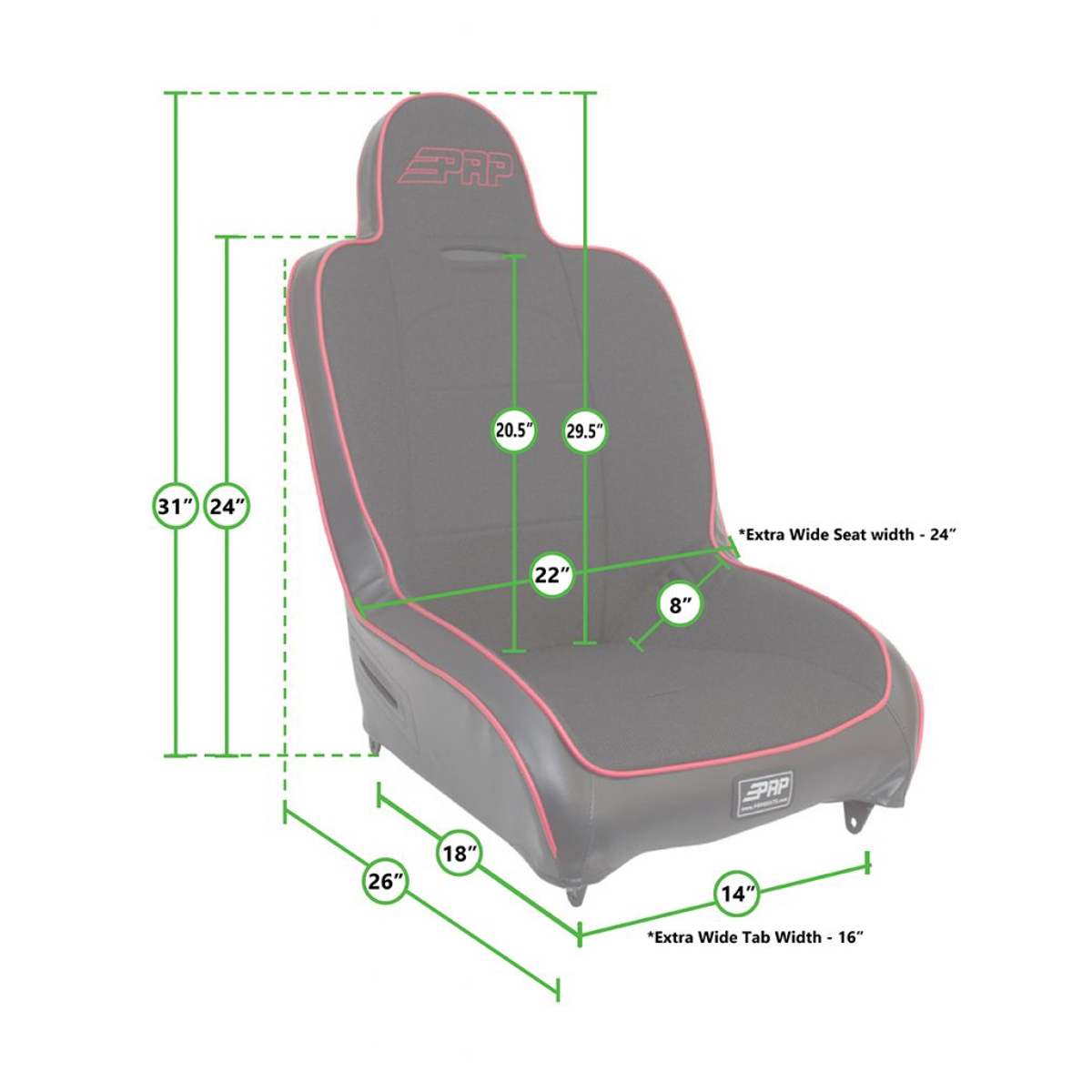 Daily Driver High Back – (2 Color Options)