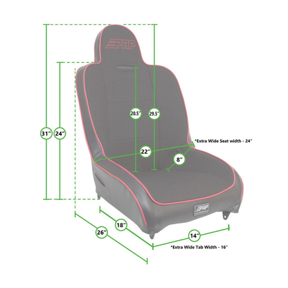 Daily Driver High Back – (2 Color Options)