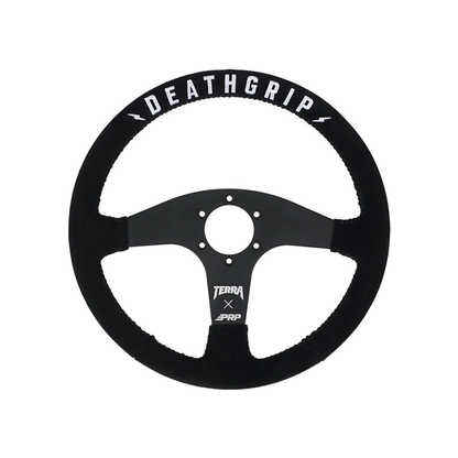 Death Grip Flat Steering Wheel – Suede