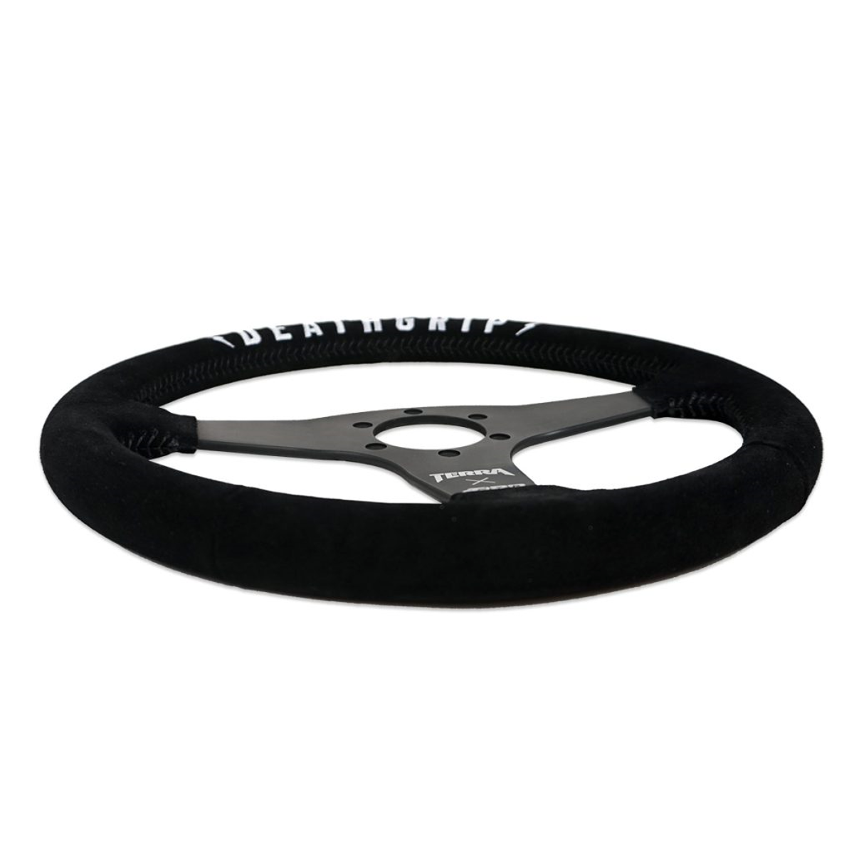 Death Grip Flat Steering Wheel – Suede