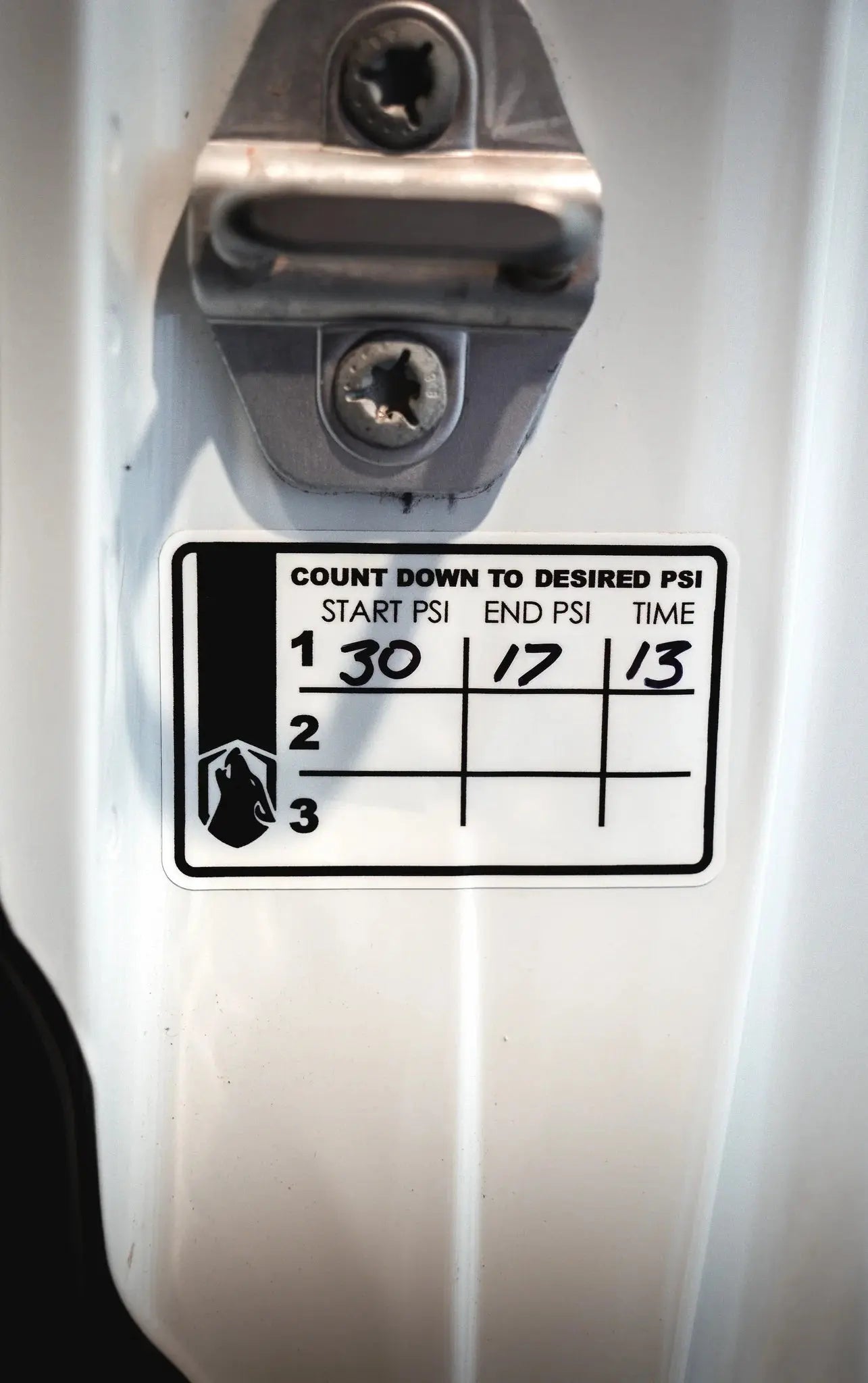 APEX Time To Deflate Decal-Valve Stem-Apex Performance Products-Pivotal Motorsports