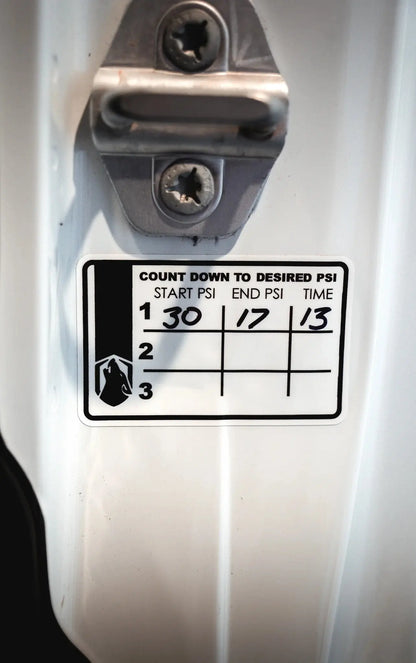 APEX Time To Deflate Decal-Valve Stem-Apex Performance Products-Pivotal Motorsports